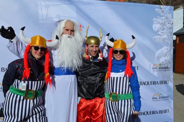 Carnival in Baqueira Beret with magnificent snow conditions