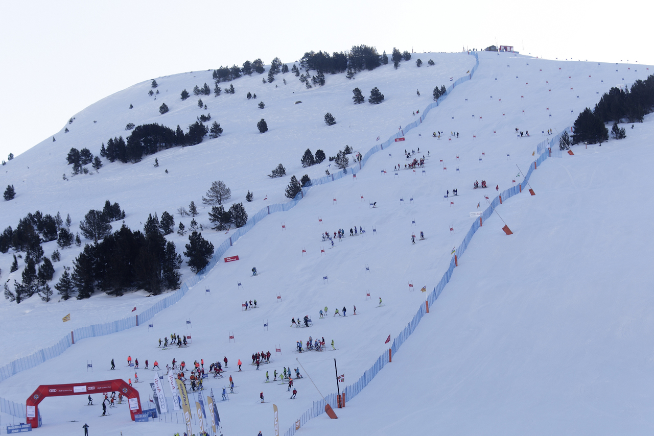 The future talents of alpine skiing in the U16 category in the OPA of Baqueira 
